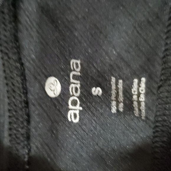 Apana Yoga Women's Black Long Sleeve Athletic Top Size Small - Picture 7 of 10